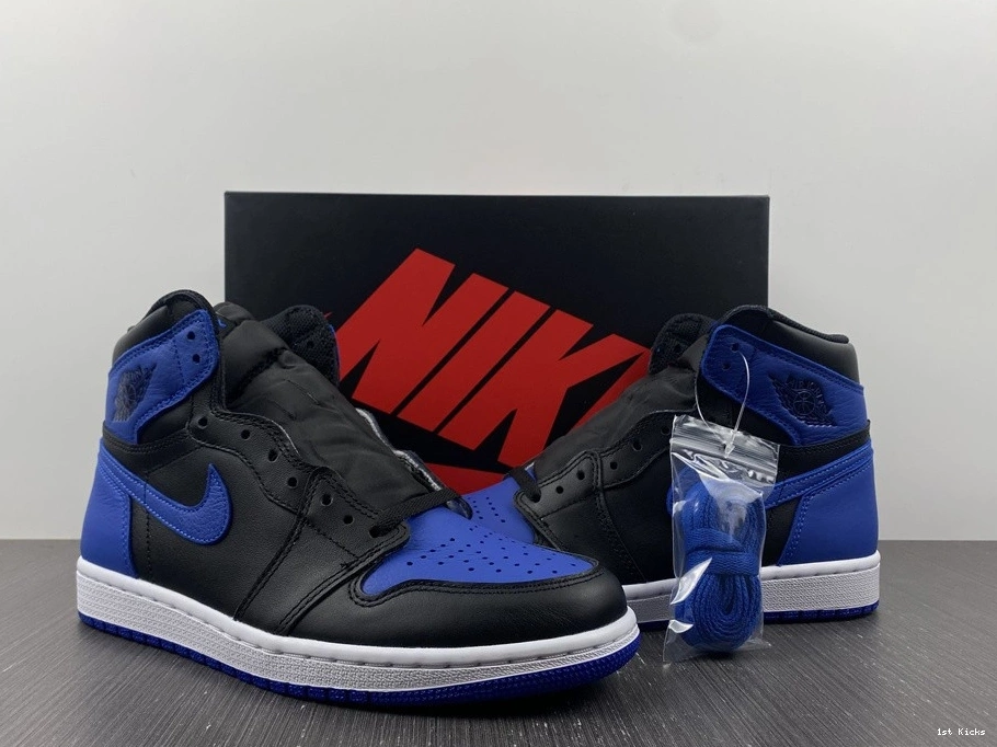 Air Jordan AJ1s 1 555088- 007  Royal 0509